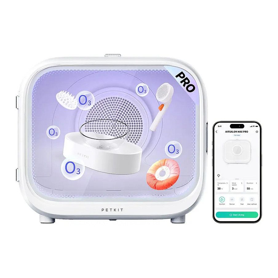 PETKIT AirSalon Max Pro Dog Dryer 360 Degrees Quiet UVC App Control