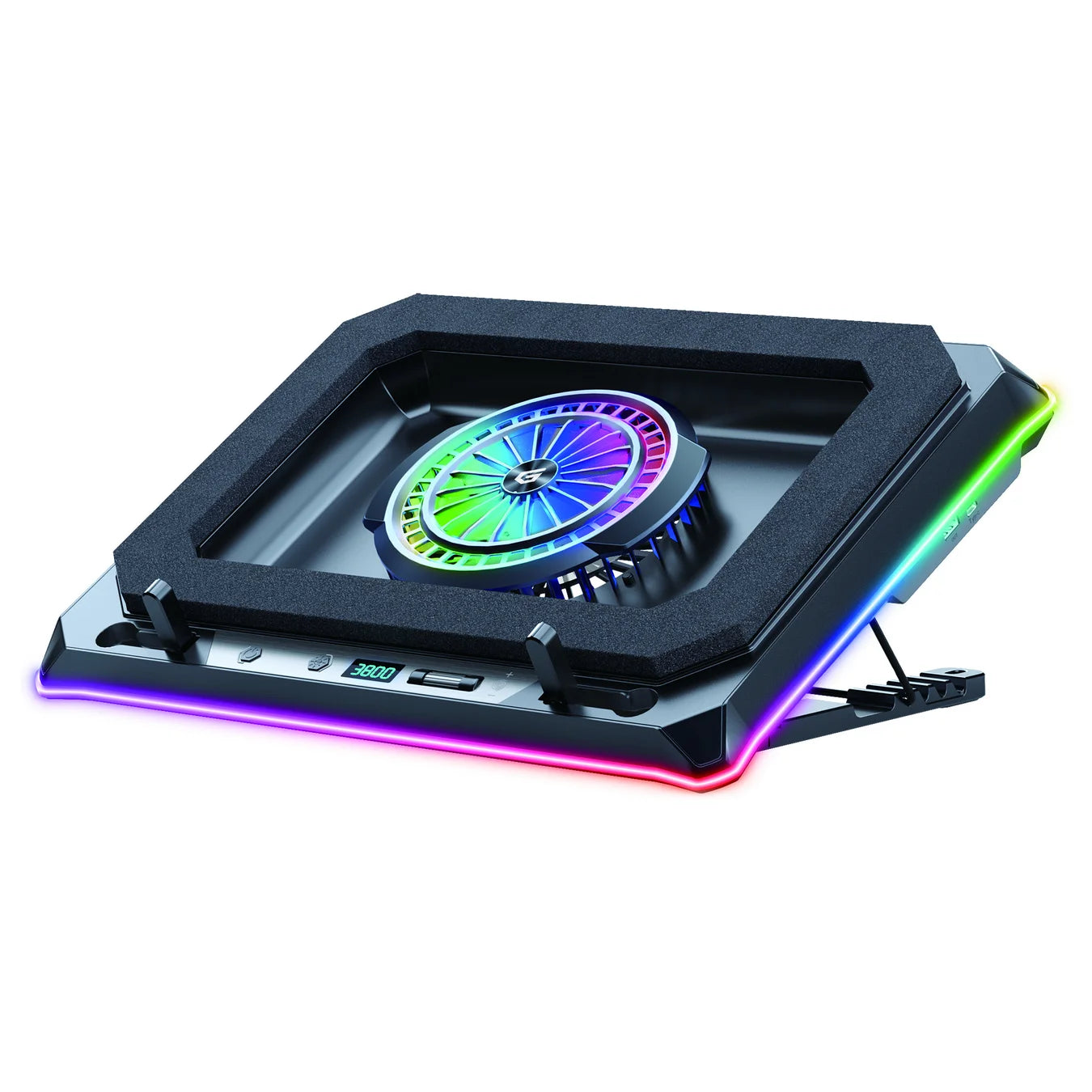 USB-C Laptop Cooling Pad + Phone Holder,