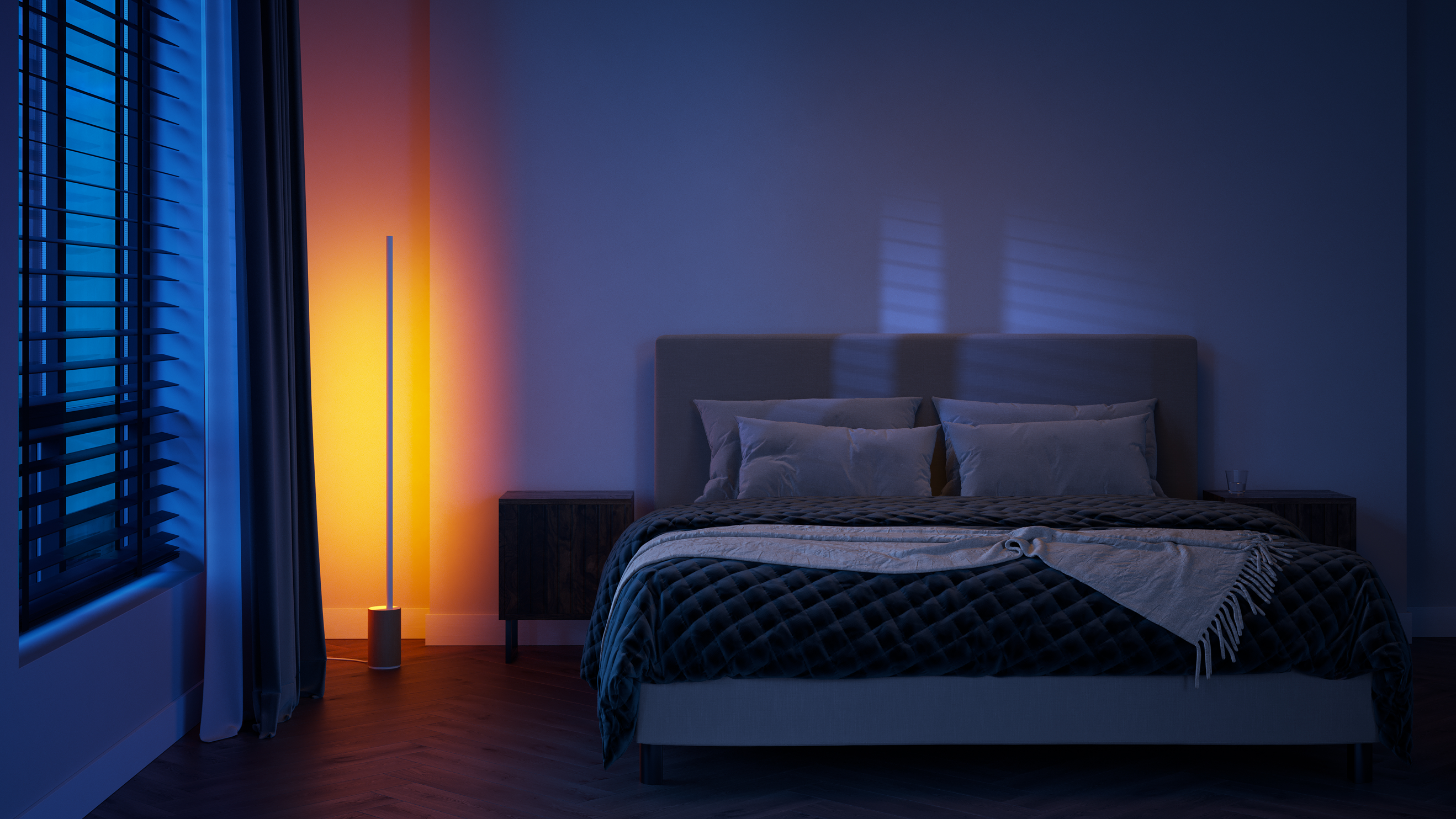 Philips Hue Gradient Signe Floor Lamp Black