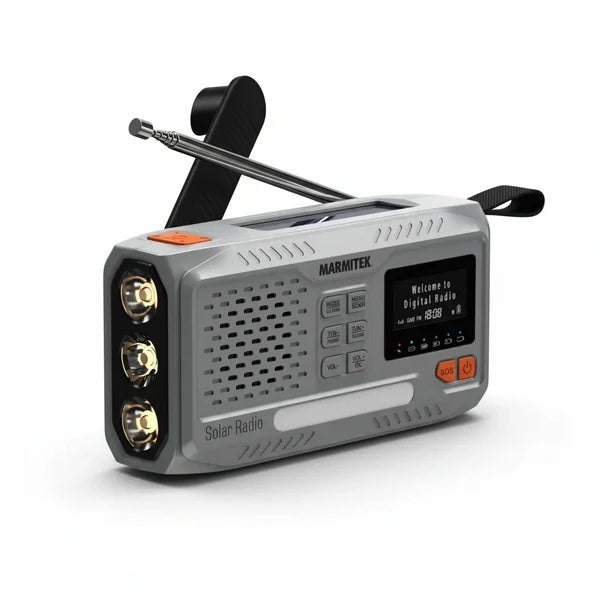 Emergency Radio Wireless Solar with Crank Dynamo Powerbank